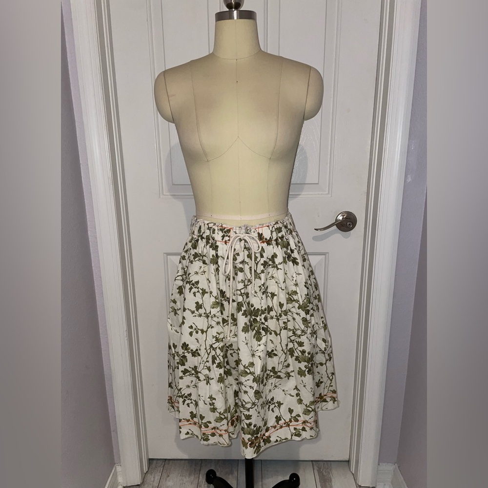LEMA French Market Skirts Aline Drawstring Waistline Skirt